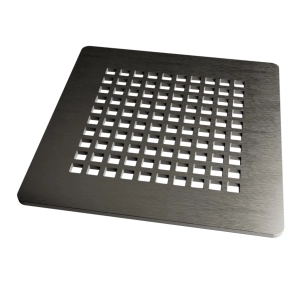NEW TRENDY kratka odpływowa do brodzika Mori gun metal szczotkowany