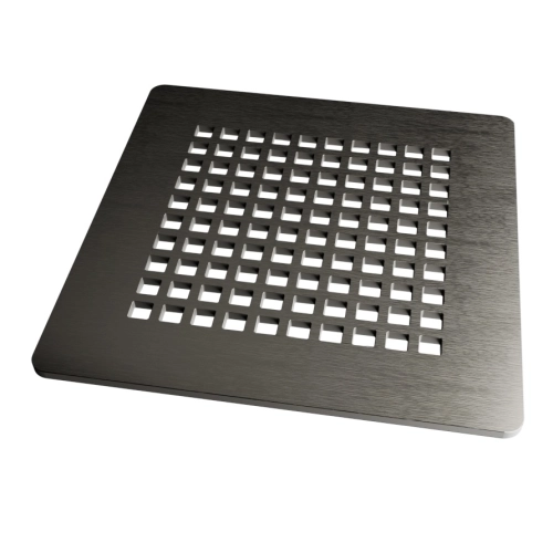 NEW TRENDY kratka odpływowa do brodzika Mori gun metal szczotkowany