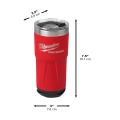 MILWAUKEE PACKOUT kubek termiczny 591 ml czerwony