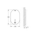 GROHE EUROSMART COSMOPOLITAN E bateria prysznicowa podtynkowa z termostatem na podczerwień chrom