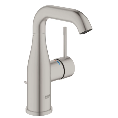 GROHE ESSENCE bateria umywalkowa elektroniczna stojąca stal szczotkowana