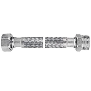 BASE wężyk przyłączeniowy w oplocie 1/2"x1/2" 20cm C021602001