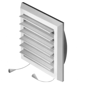 AWENTA Osłona went. 14x14 PLUSżaluzja, fi 100, brązowy T38BR