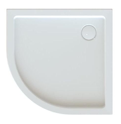 SANPLAST BPza/FREE 90x90x5 brodzik półokrągły z obudową