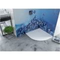 SANPLAST B/FREE 90x90x2,5 brodzik półokrągły 615-040-4430-01-000
