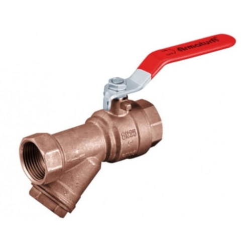 KFA filtr C.O z zaworem kulowym 11/2"