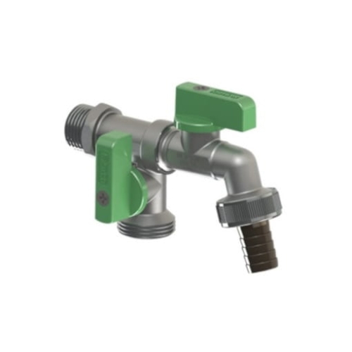 ARCO JARDIN zawór kulowy czerpalny 1/2" podwójny wylot 3/4"