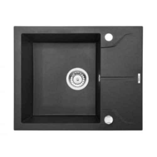 DEANTE ANDANTE zlewozmywak granitowy, grafit metalik 59 cm