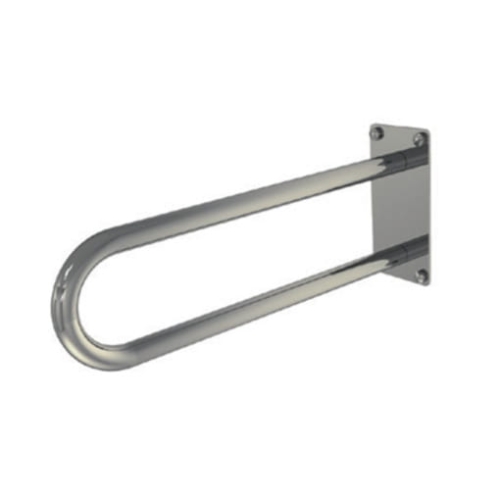 BASE poręcz łukowa stała dla osób niepełnosprawnych, chrom 75 cm