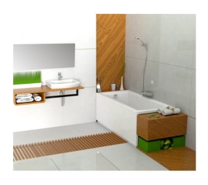 ROCA LINEA 160x70 wanna prostokątna, biała