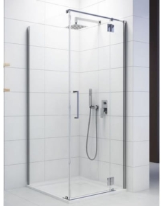 SANPLAST SPACE 90x100 kabina prostokątna prawa, szkło transparentne W0