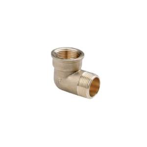 RED kolano mosiężne gwint zewnętrzny 6/4"