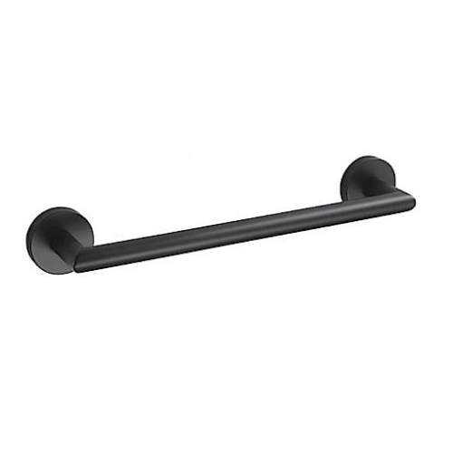 STELLA CLASSIC reling na ręcznik 30 cm, czarny mat