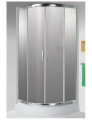 SANPLAST KP4/TX5 80 kabina półokrągła z brodzikiem, szkło grey GY