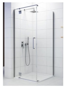 SANPLAST SPACE 110x80 kabina prostokątna lewa, szkło transparentne W0