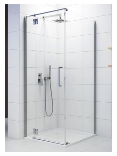 SANPLAST KNDJ2L/SPACE 110x80 kabina prostokątna lewa, szkło transparentne W0