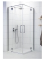 SANPLAST KN4/SPACE 90 kabina kwadratowa, szkło transparentne W0