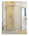 SANPLAST KP4/TX5 100 kabina półokrągła, szkło transparentne W0