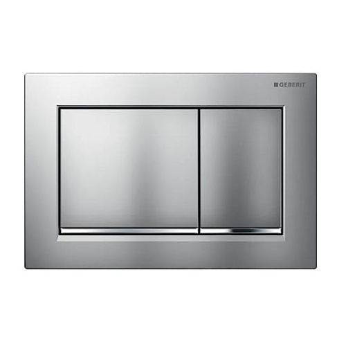 GEBERIT OMEGA 30 przycisk spłukujący, chrom matowy/chrom błyszczący