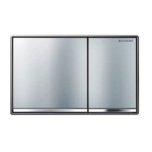 GEBERIT OMEGA 60 przycisk spłukujący, chrom szczotkowany/chrom błyszczący