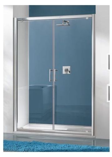 SANPLAST DD/TX5 100 drzwi skrzydłowe, szkło transparentne W0