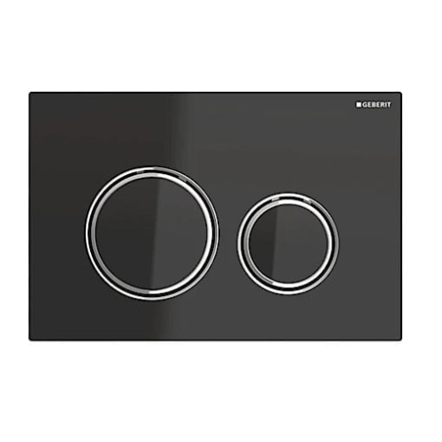 GEBERIT SIGMA 21 przycisk spłukujący, czarny/chrom