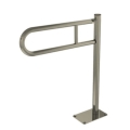 BASE poręcz łukowa stała mocowana do podłogi, chrom połysk 60 cm