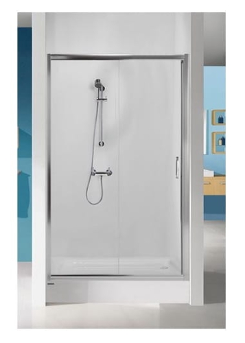 SANPLAST D2/TX5 110 drzwi przesuwane, szkło transparentne W0