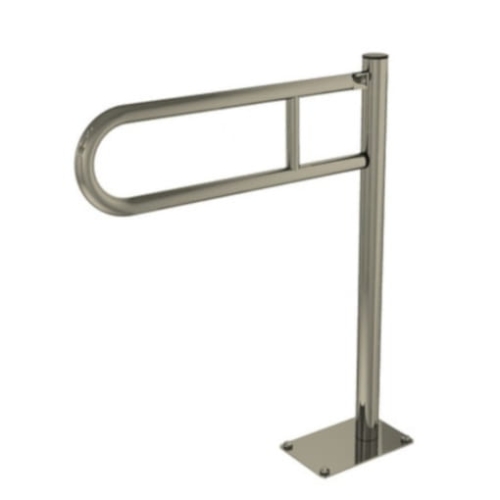 BASE poręcz łukowa stała mocowana do podłogi, chrom mat 60 cm