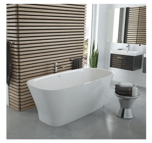 SANPLAST WOW/NATUR 180x80 wanna owalna asymetryczna, biała
