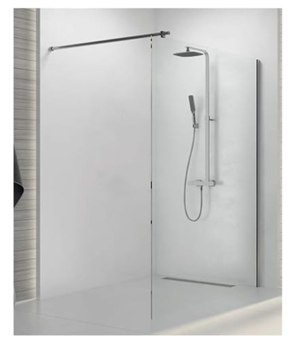 SANPLAST P/SPACEWALL 80 ścianka WALK-IN, szkło transparentne W0