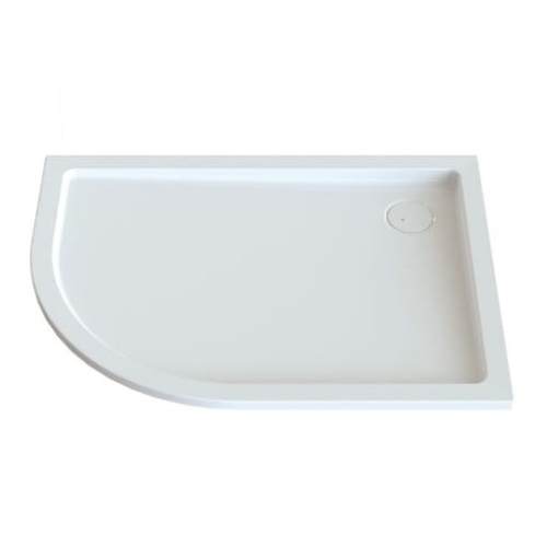 SANPLAST BP-P/FREE 120x90 brodzik półokrągły prawy, biały