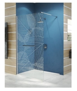 SANPLAST FREE II 80 ścianka prysznicowa Walk-In, szkło sitodruk W19