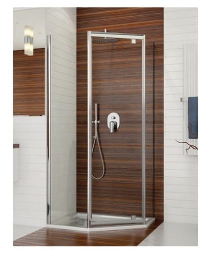SANPLAST PKDJ/TX5 90 kabina asymetryczna, szkło transparentne W0