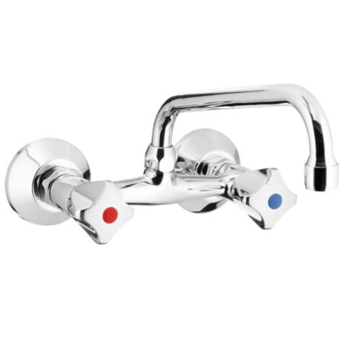 KFA STANDARD bateria kuchenna naścienna, chrom