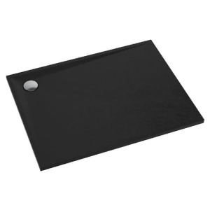 SCHEDPOL LIBRA BLACK STONE 80x100x3 brodzik prostokątny
