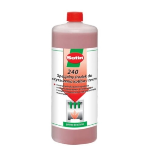 LOGOS SOTIN 240 środek do czyszczenia kotłów z wymiennikami aluminiowo-krzemowymi i żeliwnymi