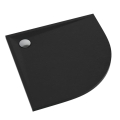 SCHEDPOL LIBRA BLACK STONE 80x80x3 brodzik półokrągły