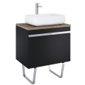 ELITA MOODY szafka podumywalkowa 70 cm, czarny mat