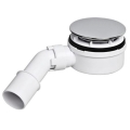 MCALPINE syfon do brodzika fi.90 chrom niski HC2730LCPN-PB