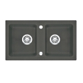 DEANTE ZORBA zlewozmywak granitowy, antracyt 78 cm