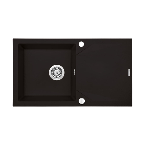 DEANTE EVORA NERO zlewozmywak granitowy, czarny 78 cm