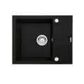 DEANTE ANDANTE NERO zlewozmywak granitowy, czarny 59 cm