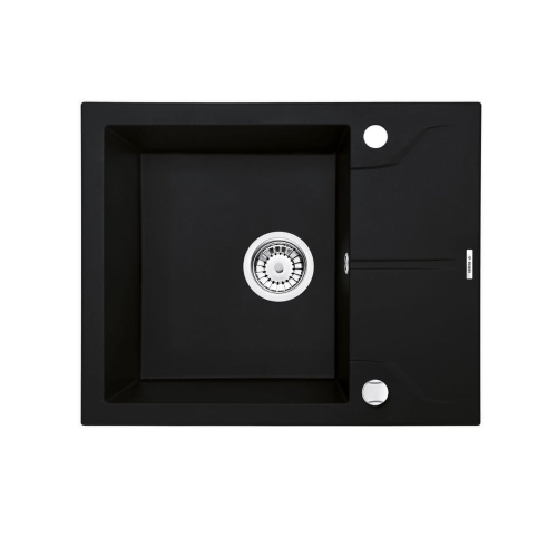 DEANTE ANDANTE NERO zlewozmywak granitowy, czarny 59 cm