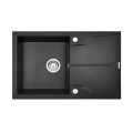 DEANTE ANDANTE FLUSH zlewozmywak granitowy, grafit metalik 78 cm