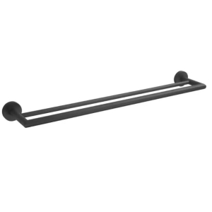 STELLA CLASSIC reling na ręcznik 60 cm, czarny mat
