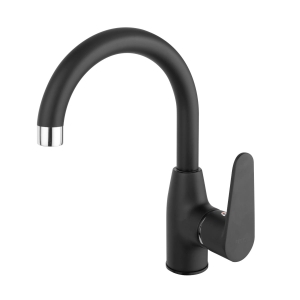 FERRO ALGEO bateria umywalkowa stojąca, czarna