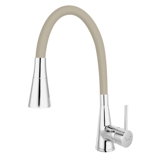 FERRO ZUMBA II bateria kuchenna stojąca, chrom/beż