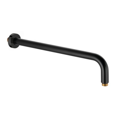 KLUDI  A-QA ramię natrysku 400 mm, czarny mat