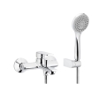 KFA AGAT zestaw natryskowy z baterią, chrom